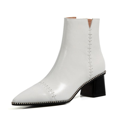 Orlisse - Bottines Martin Simples avec Perles